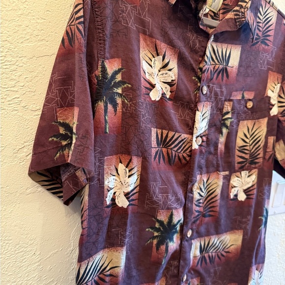 Vintage Ron Chereskin Men’s Sz M Tropical Print Button Down Shirt Mens - Picture 3 of 10